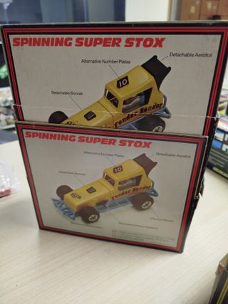 Scalextric Spinning Super Stox Pareja Oro Plata