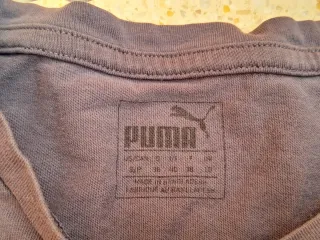 Camiseta Puma marrón Logo Rosa