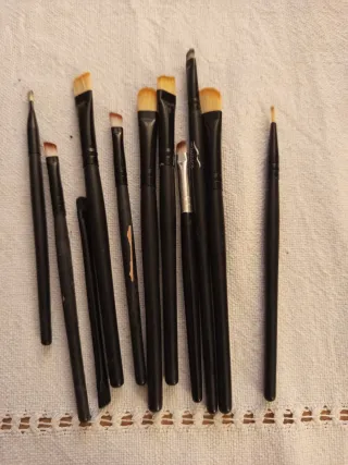 Set de 11 pinceles de maquillaje para ojos