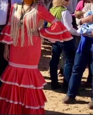 Traje de flamenca con volantes