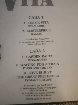 Vinilo L.P. Dolce Vita - Varios Artistas