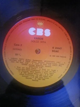 Vinilo L.P. Dolce Vita - Varios Artistas