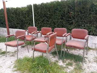 URGE!!!! Sillas Vintage Cuero y Metal