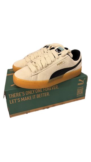 Puma Suede XL Beige/Negro Nuevas