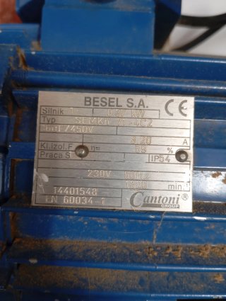 Motorreductor azul