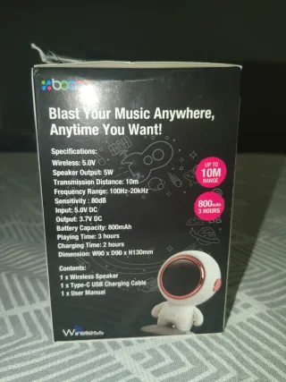 Altavoz Inalámbrico Boom Astro