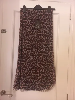 Falda tul animal print