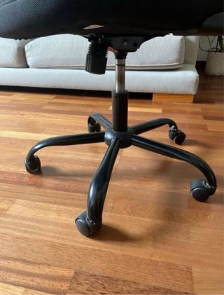 Silla de oficina SONGMICS negra