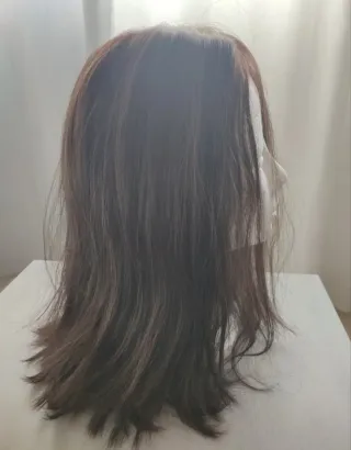 Peluca Kosher Castaña