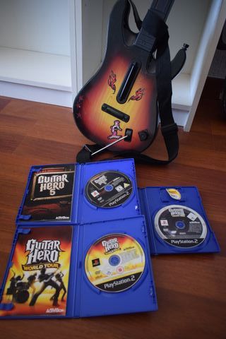 Lote Guitar Hero PS2 World Tour