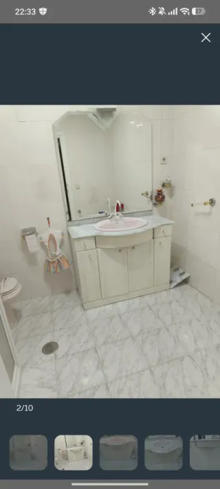 Espejo de baño con luz de 1m x 1m