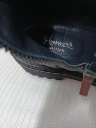 Botas Homers negras y rojas