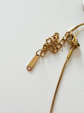 Set 3 collane catenine in acciaio dorate