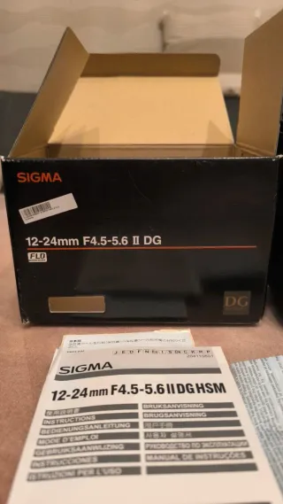 Objetivo Sigma 12-24mm F4.5-5.6 II DG HSM Nikon