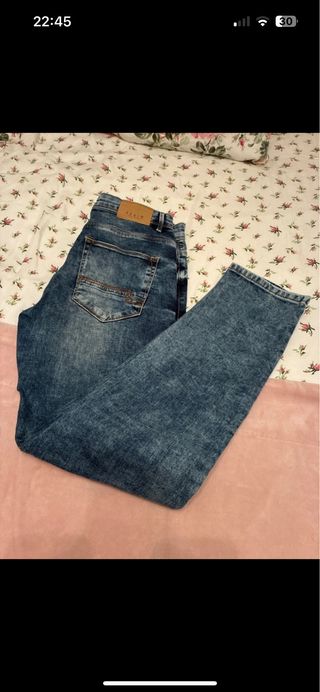 Pantalón vaquero azul talla 38