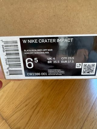 Zapatillas Nike Mujer Negro/Blanco