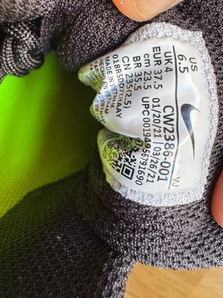 Zapatillas Nike Mujer Negro/Blanco