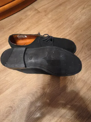 Zapatos de ante negros
