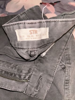 3x Pantalones Stradivarius Negros