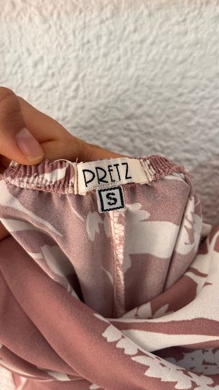 Mono rosa estampado tirantes S