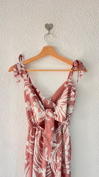 Mono rosa estampado tirantes S