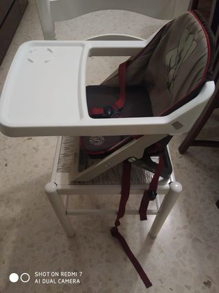 Trona de viaje para bebé plegable