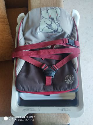 Trona de viaje para bebé plegable