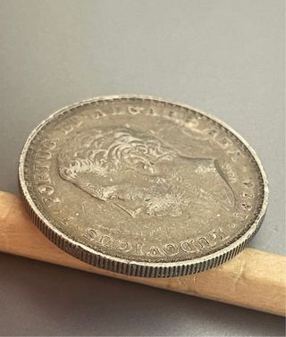 Moneda de 500 Reis, Portugal, 1879. Luis I