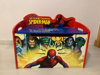 Banco infantil Spiderman de madera