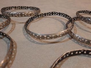 Semanario Plata Calada Vintage 7 Piezas Años 50