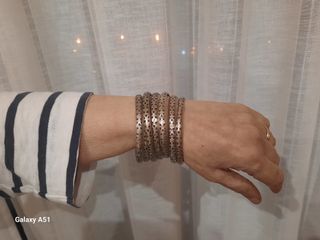 Semanario Plata Calada Vintage 7 Piezas Años 50