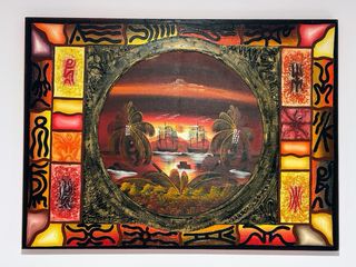 Cuadros procedentes de la República Dominicana.