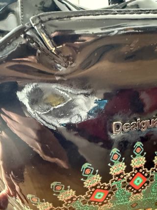 Bolso Desigual Negro con Estampado (original)