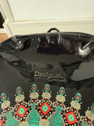 Bolso Desigual Negro con Estampado (original)