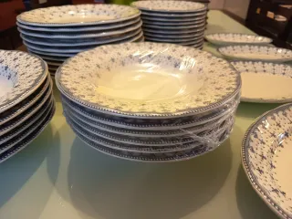 Vajilla La Cartuja Flor de lis