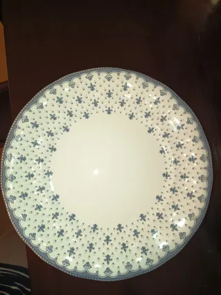 Vajilla La Cartuja Flor de lis