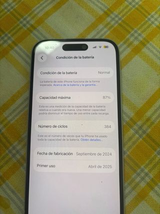 iPhone 15 Azul - 1 año de uso