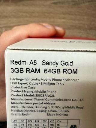 Xiaomi Redmi A5 Dorado