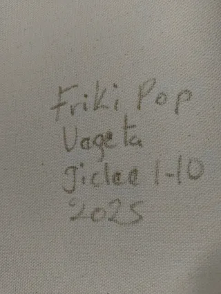 Vegeta Fuego y Linaje Lienzo Ed. Limitada XL