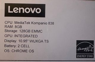 Tableta Lenovo Gris