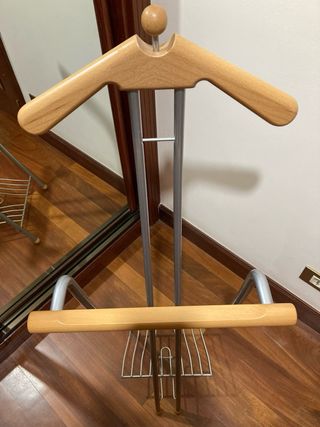 Galán de noche madera y metal NUEVO