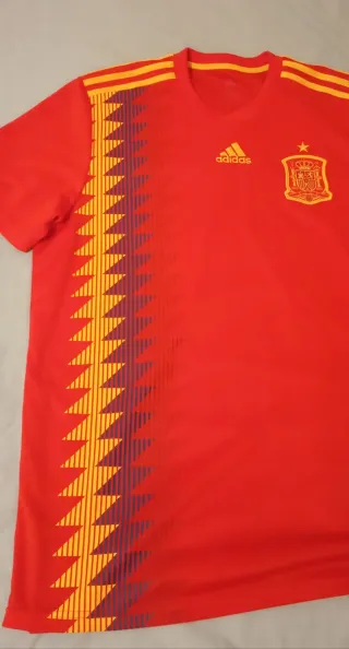 Camiseta Fútbol España Adidas Talla XL