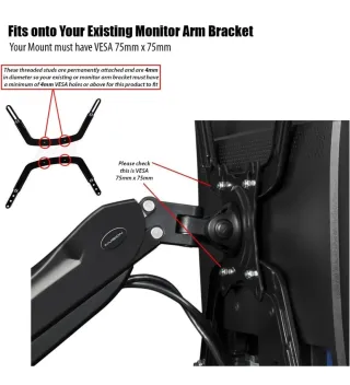 Soporte monitor Adaptador Invision No VESA NV100