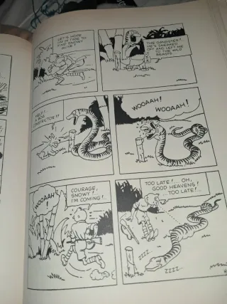 TINTÍN EN EL CONGO Edición inglesa blanco y negro