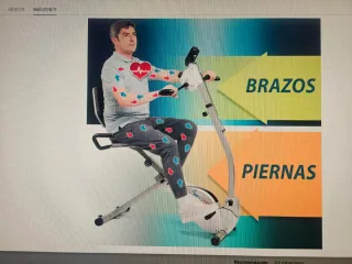 Bicicleta Estática Reclinada