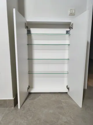 Mueble Auxiliar Baño Blanco para colgar