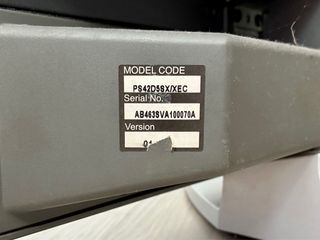 TV Plasma Samsung 42" (Ideal Retro-Gaming)