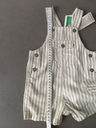 Peto corto Benetton bebé. 3-6 meses (62 cm).