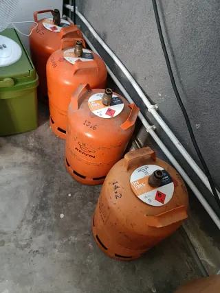 Estufa de Gas Negra