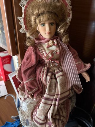 Muñeca de Porcelana Antigua